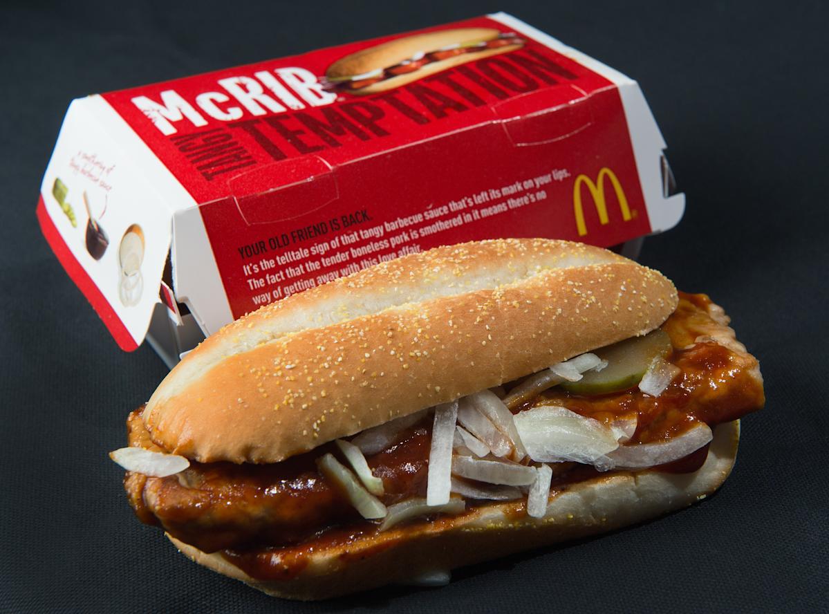 The McRib is back but McDonald's hints it's your last chance to enjoy it