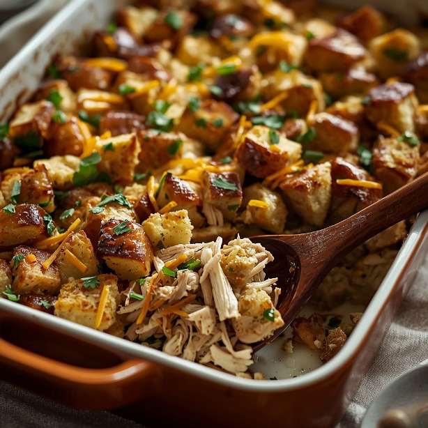 Chicken Stuffing Casserole: All the Comfort of Thanksgiving—Any Night of the Year