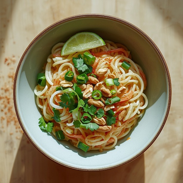 Rice Noodle Dish with Peanuts and Lime: The 20-Minute Bowl That Solves Your “What’s for Dinner?” Crossword