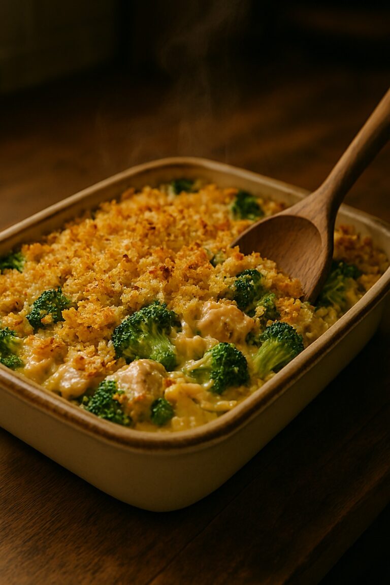 Chicken Broccoli Casserole (No Soup!): Creamy, Comforting, and Actually Wholesome