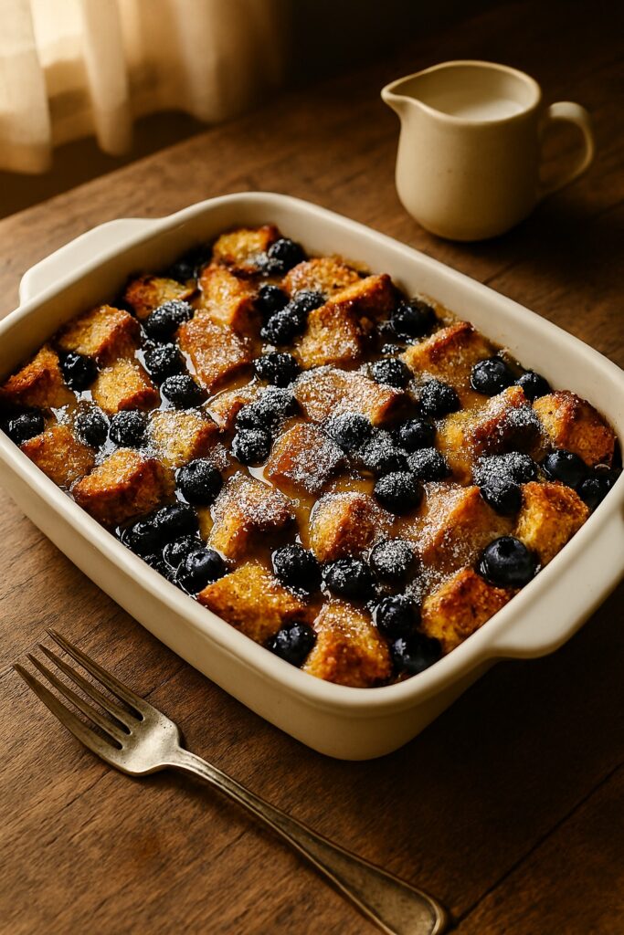 recipes for blueberry french toast casserole