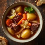 Corned Beef and Cabbage Stew with Potatoes: The One-Pot Irish-American Comfort Bowl That’s Perfect Any Day