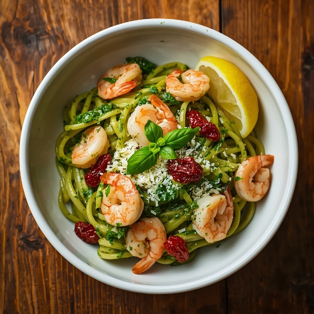Shrimp Pesto Pasta with Sun-Dried Tomatoes: The 20-Minute Restaurant-Quality Dinner You Can Make at Home