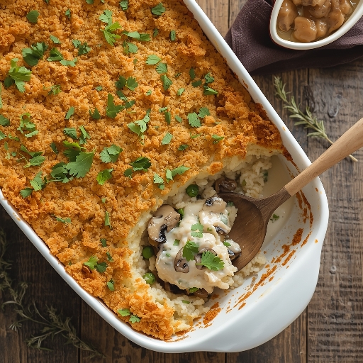 Dairy-Free Chicken Casserole with Cream of Mushroom Soup