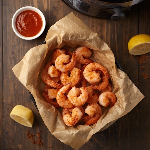Air fryer frozen shrimp — no breading, how long, Mississippi style