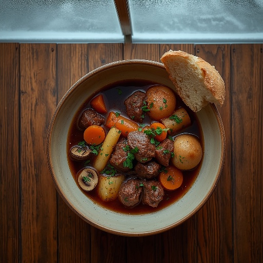 Slow cooker beef stew without potatoes — made for a Chicago winter