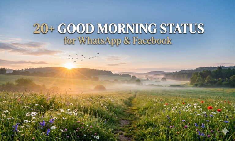 Good Morning Status