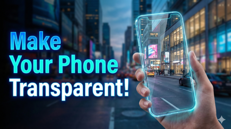How to Make Your Smartphone Look Transparent
